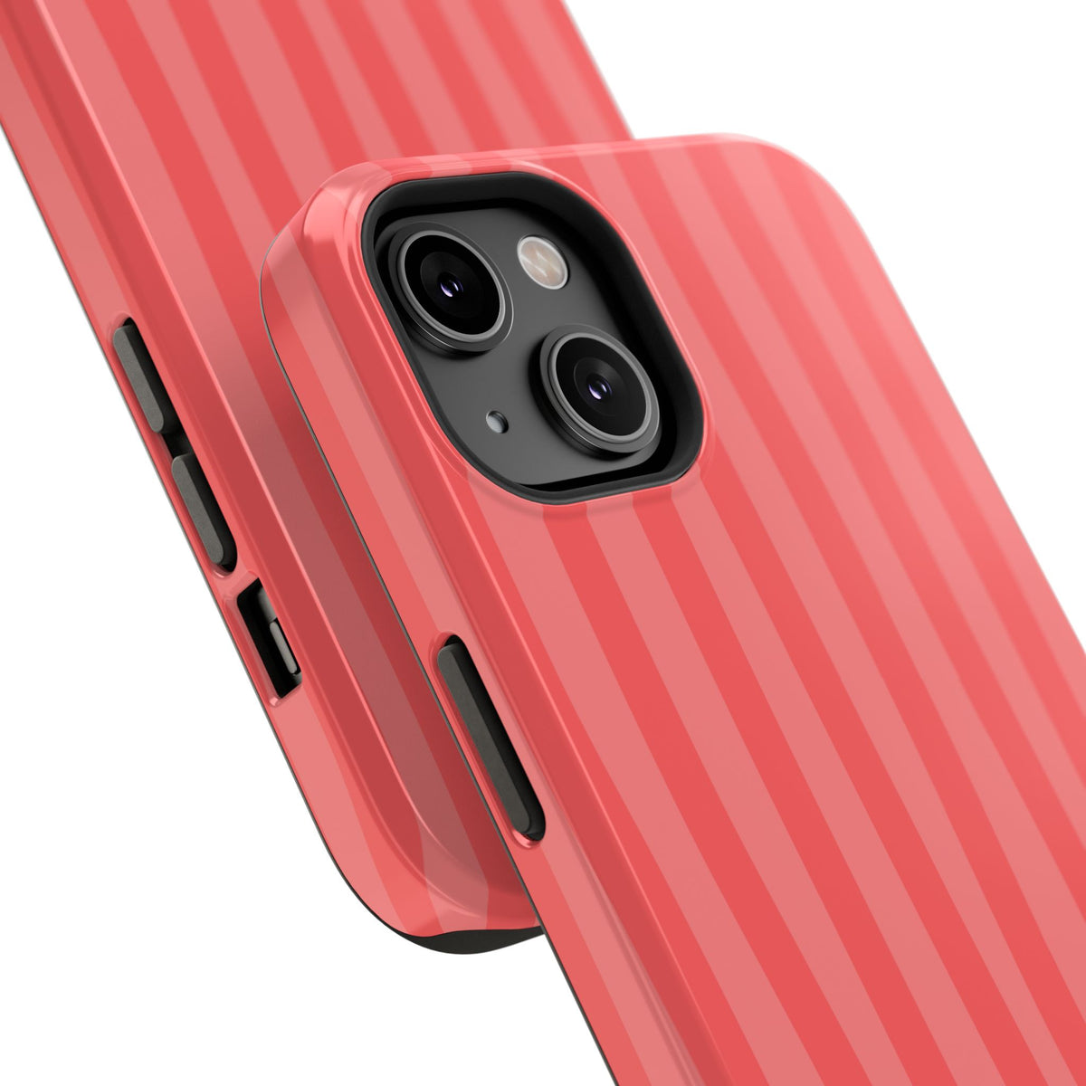 Coral Stipes Phone Case