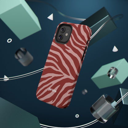 Red Zebra Phone Case