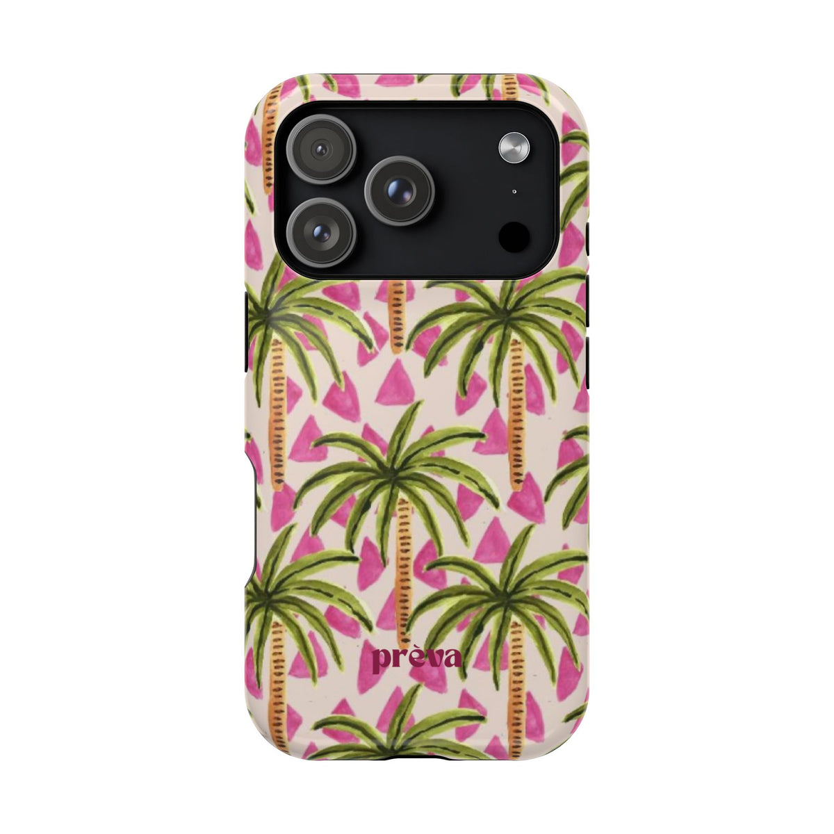 Phone Case — Pink Palm Tree Impact-Resistant Protector