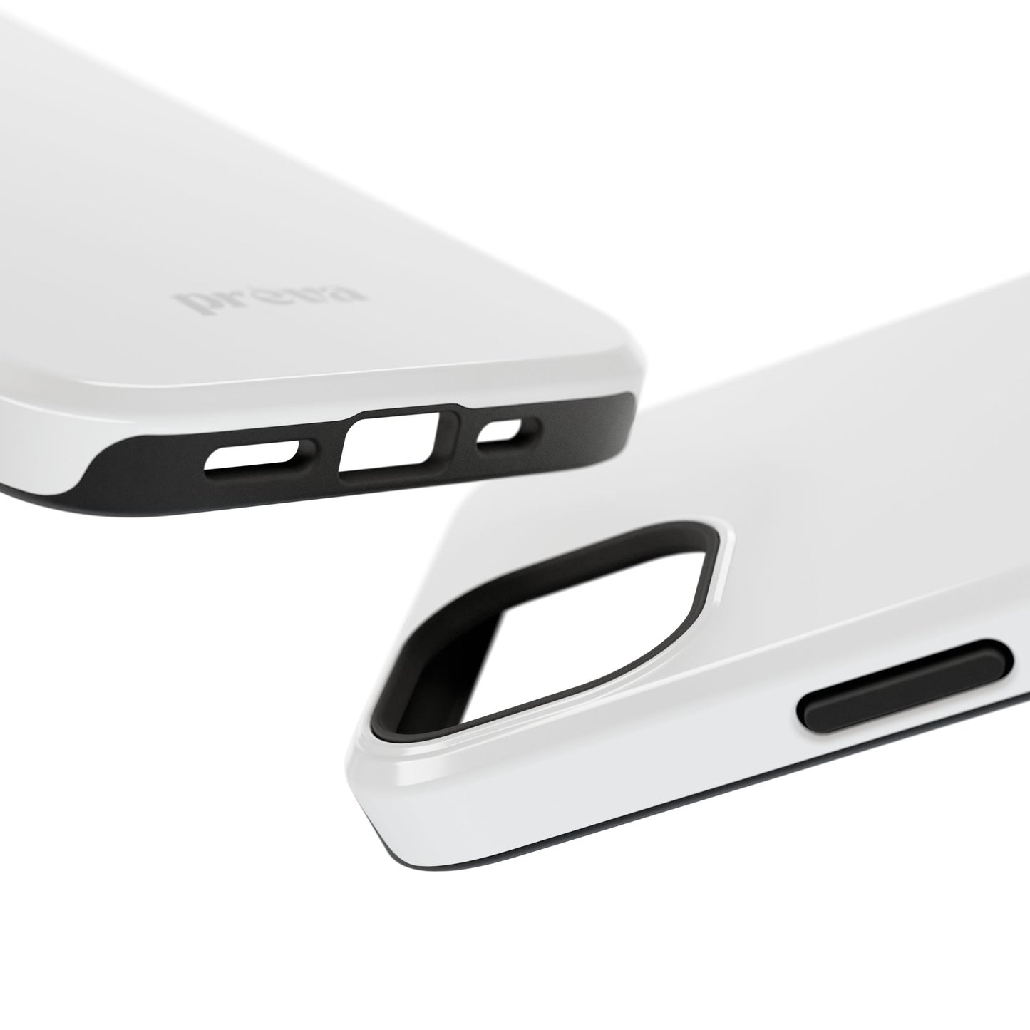 White & Grey Phone Case