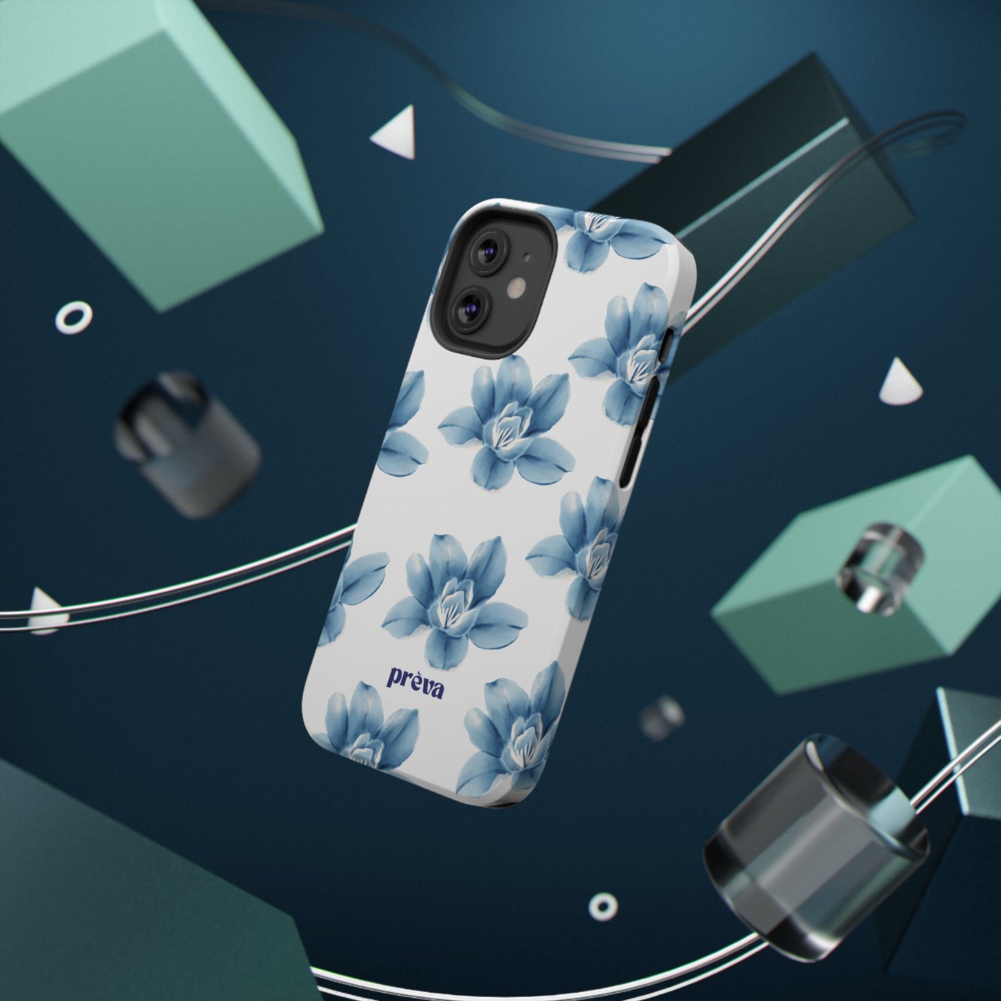 Blue Flowers Phone Case