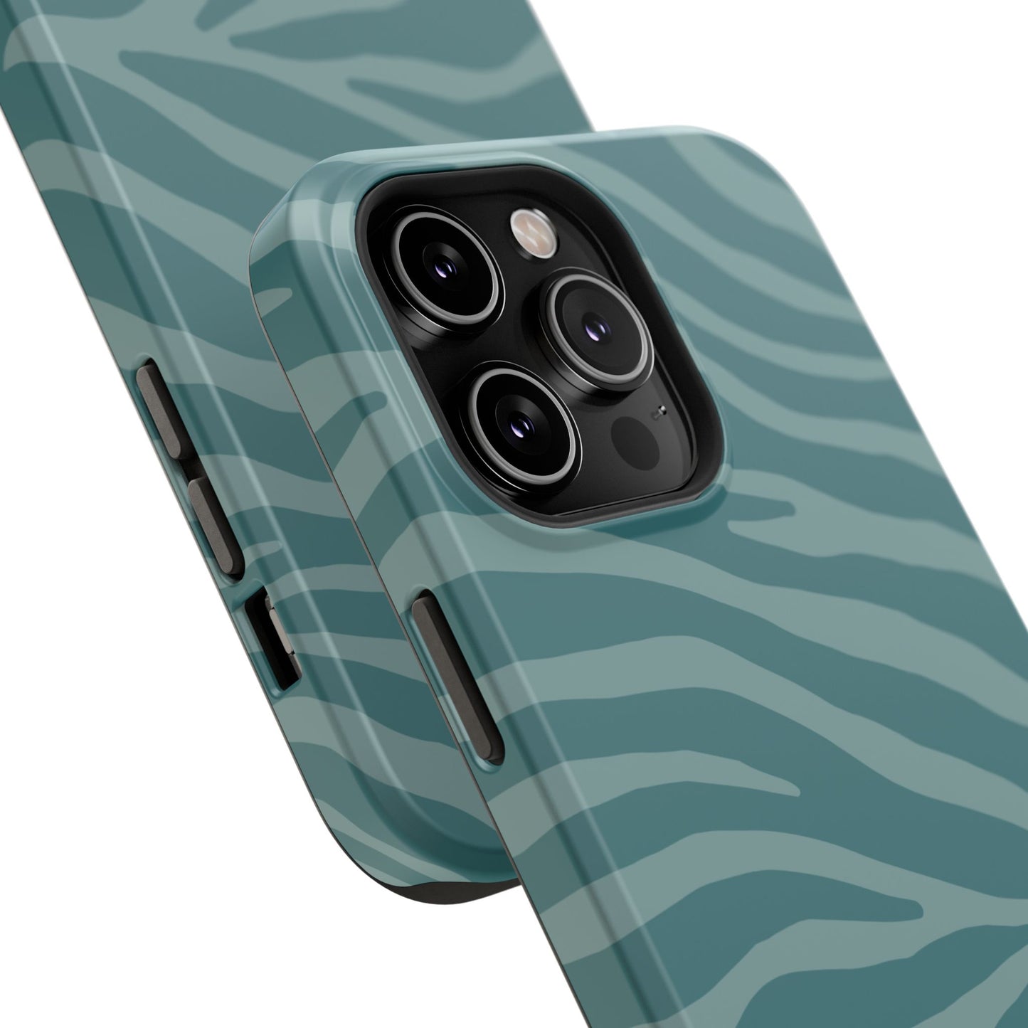 Teal Zebra Phone Case