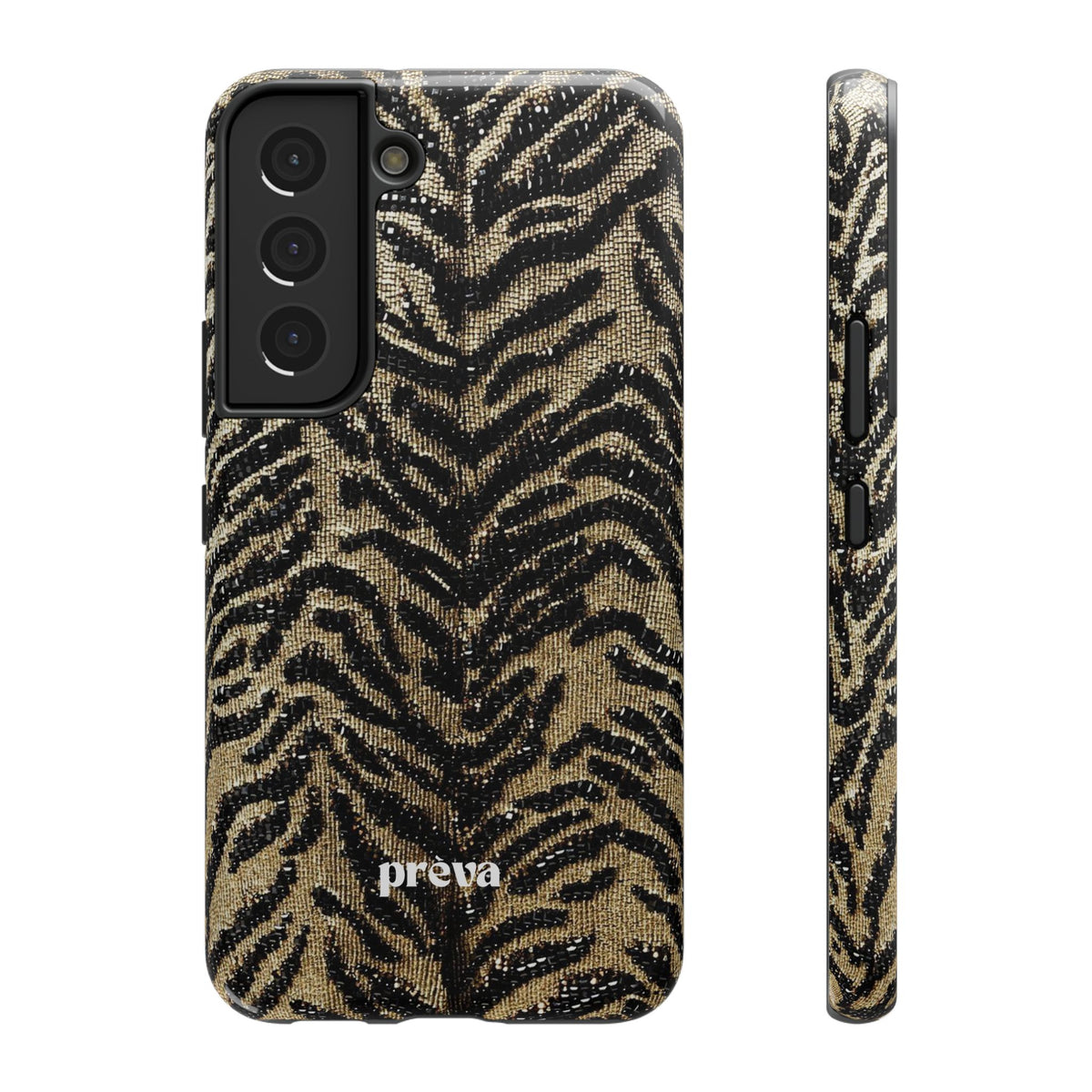 Phone Case — Impact‑Resistant Tiger Print Rug Texture