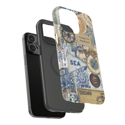 Neutral Travel Collage Phone Case