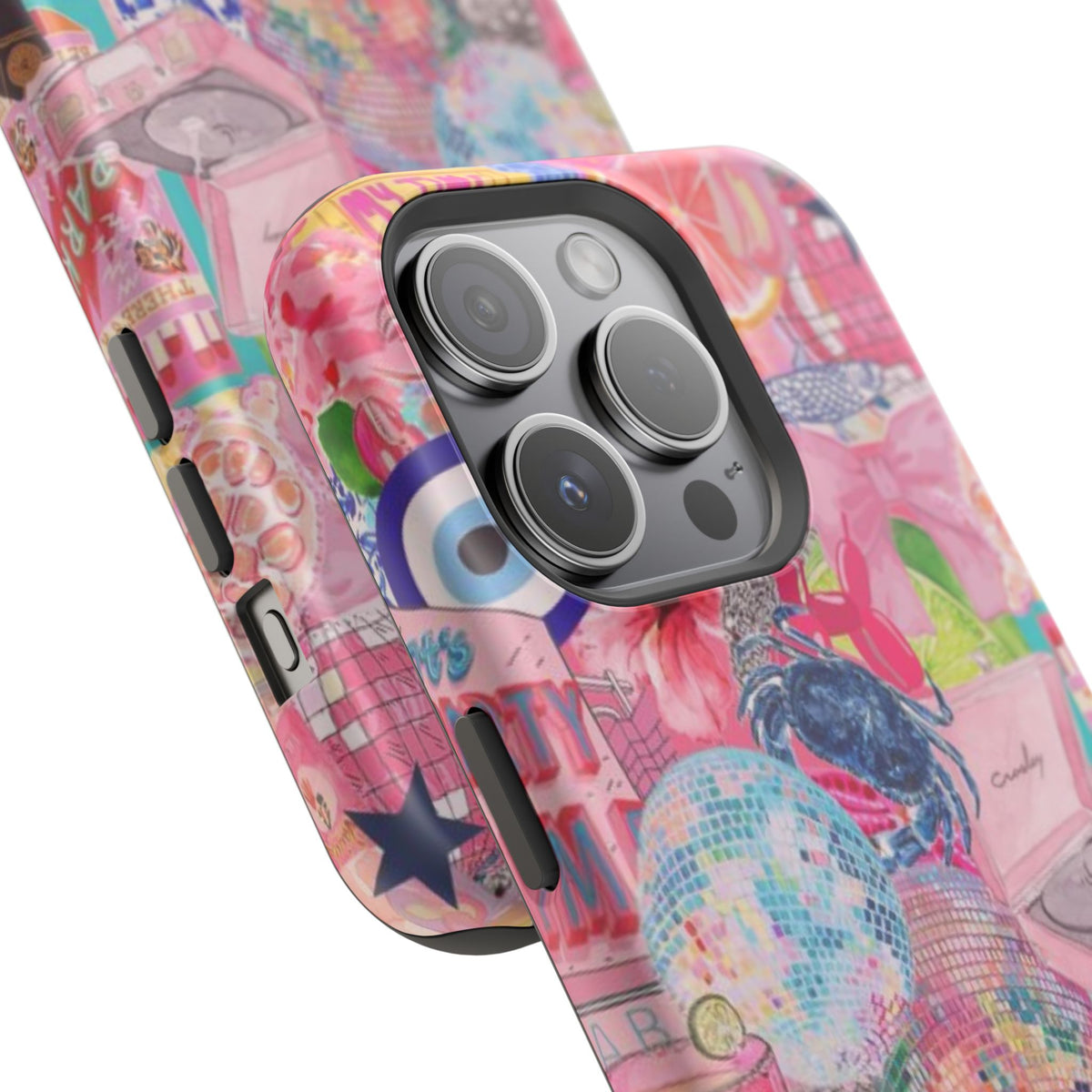 Floral & Pink Collage Phone Case