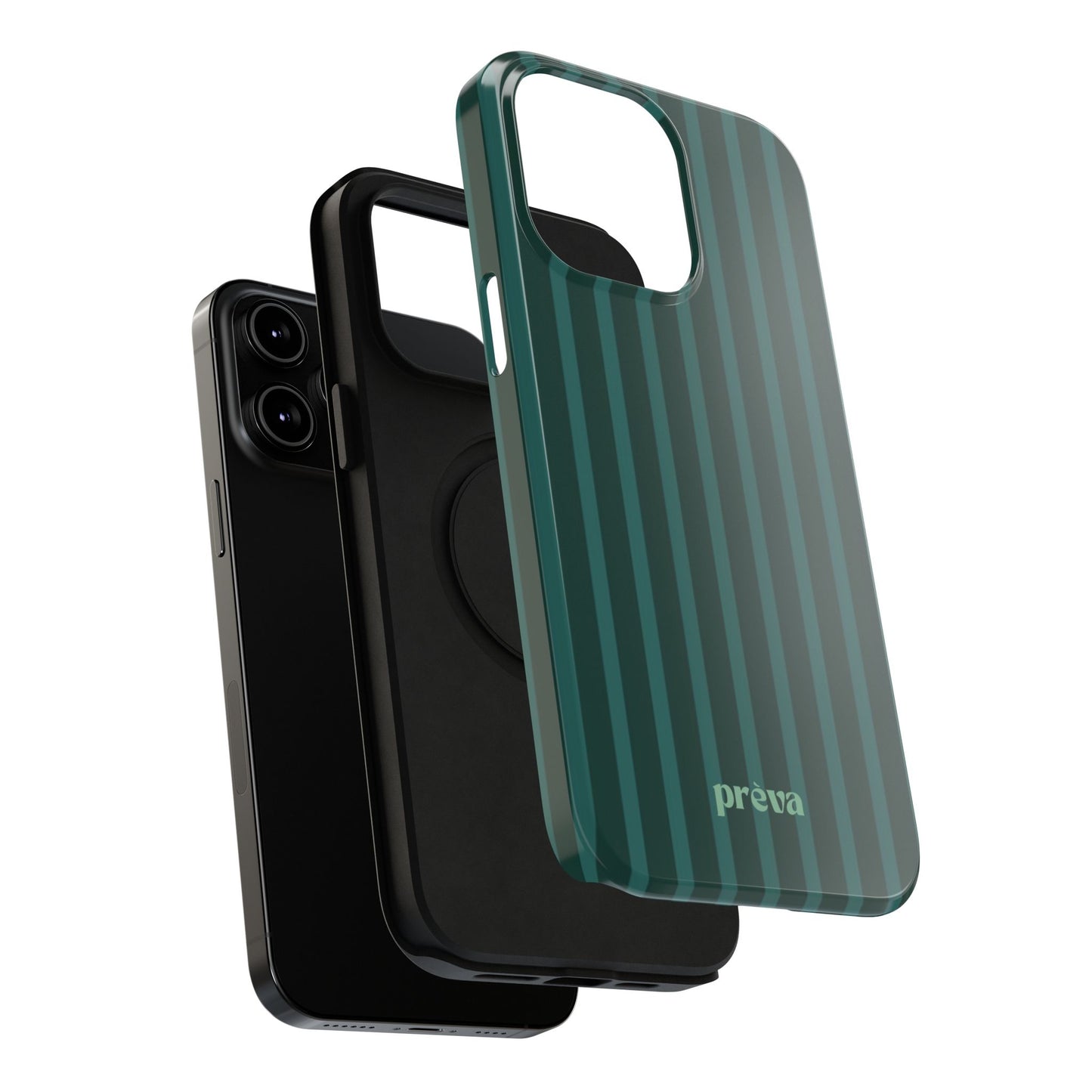Striped Green Phone Case