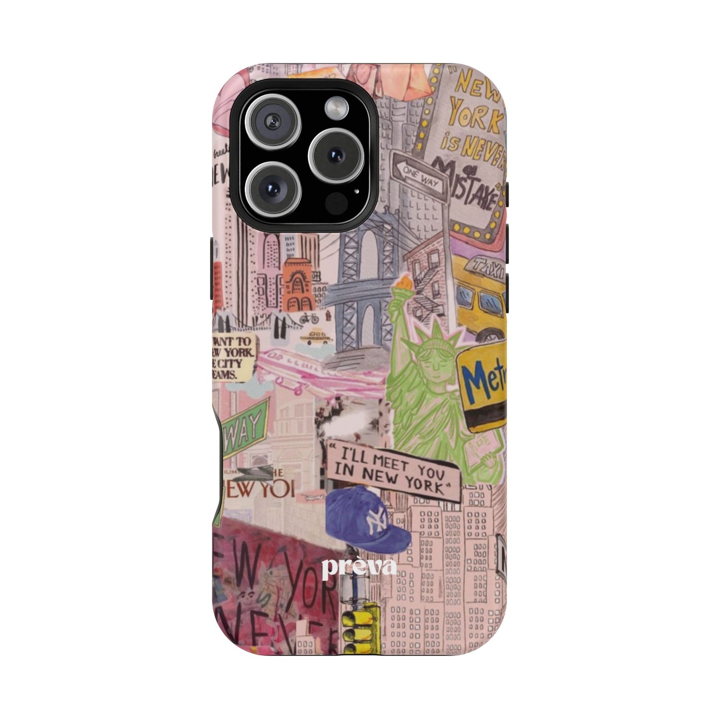 New York Collage Phone Case
