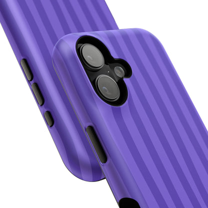 Dark Purple Stripes Phone Case