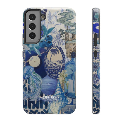 Blue Night Collage Phone Case
