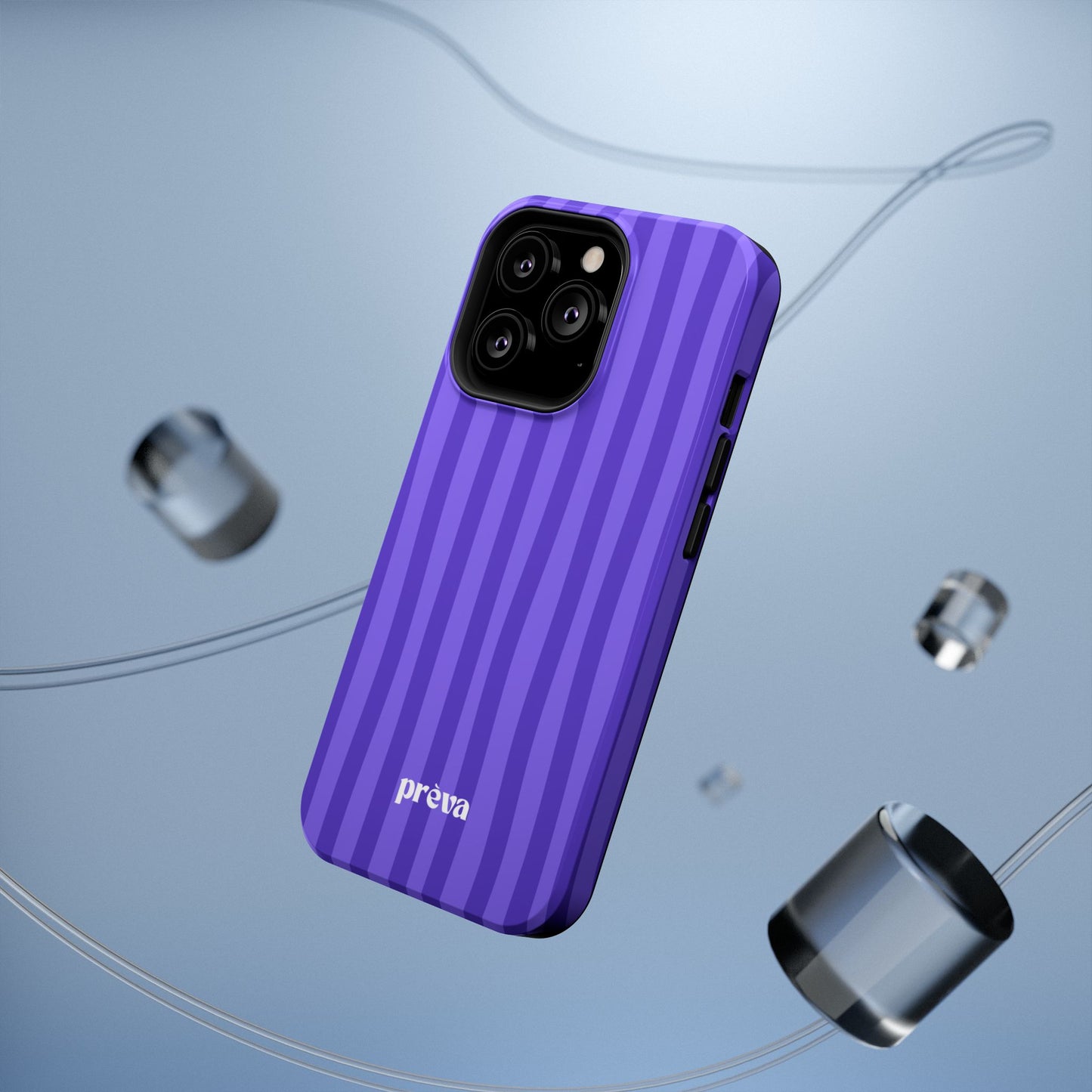 Dark Purple Stripes Phone Case