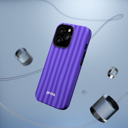 Dark Purple Stripes Phone Case