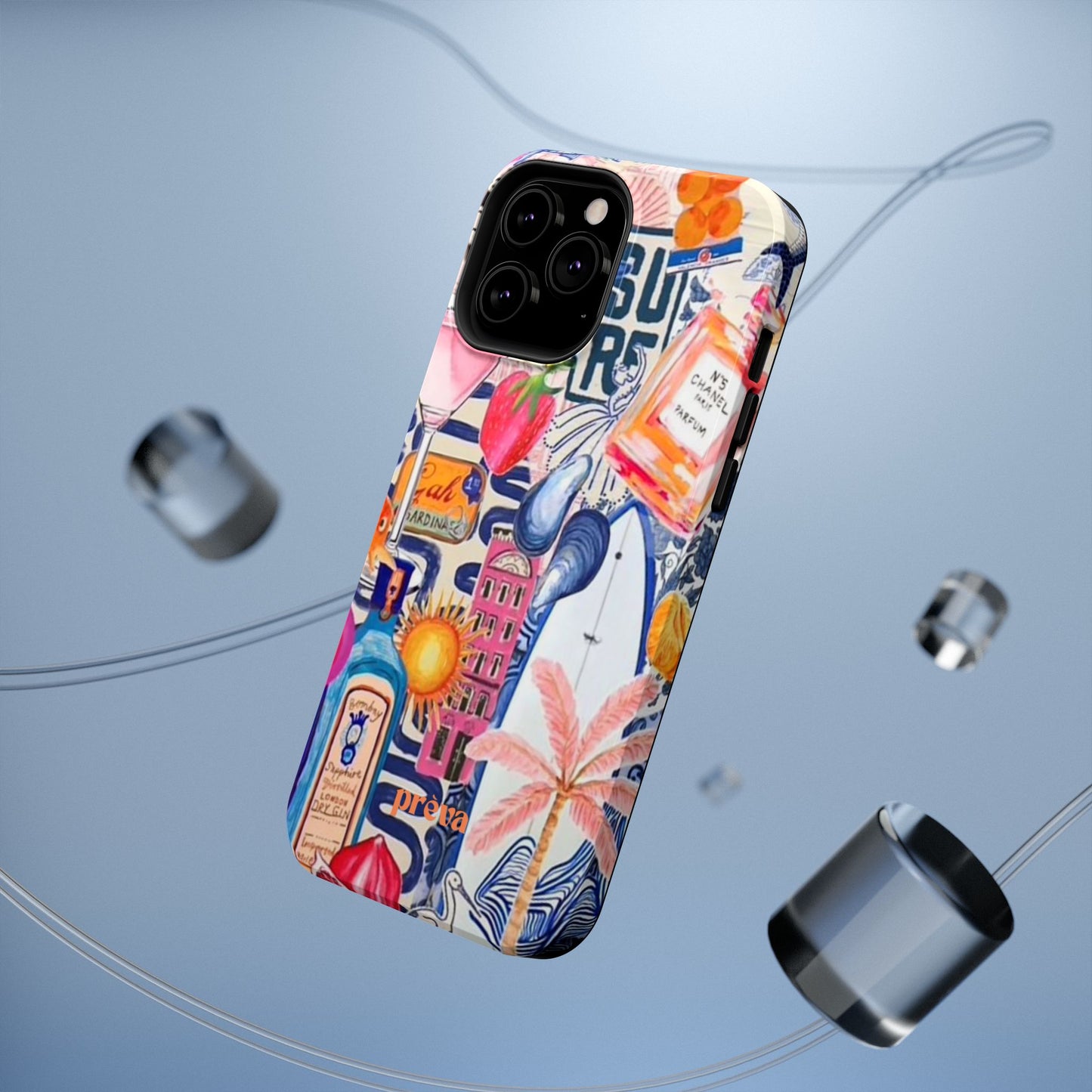 Tropical Beach Collage Phone Case