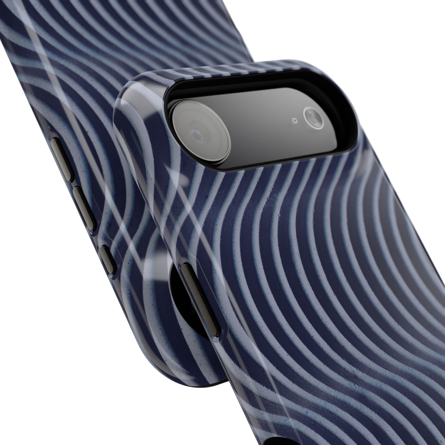 Wavy Navy Phone Case