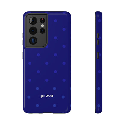 Dark Blue Polka Dots Phone Case