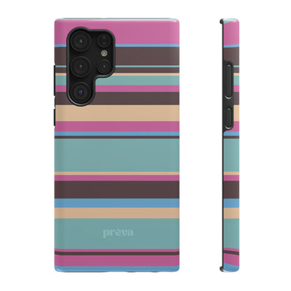 Cocoa Palm Stripes Phone Case