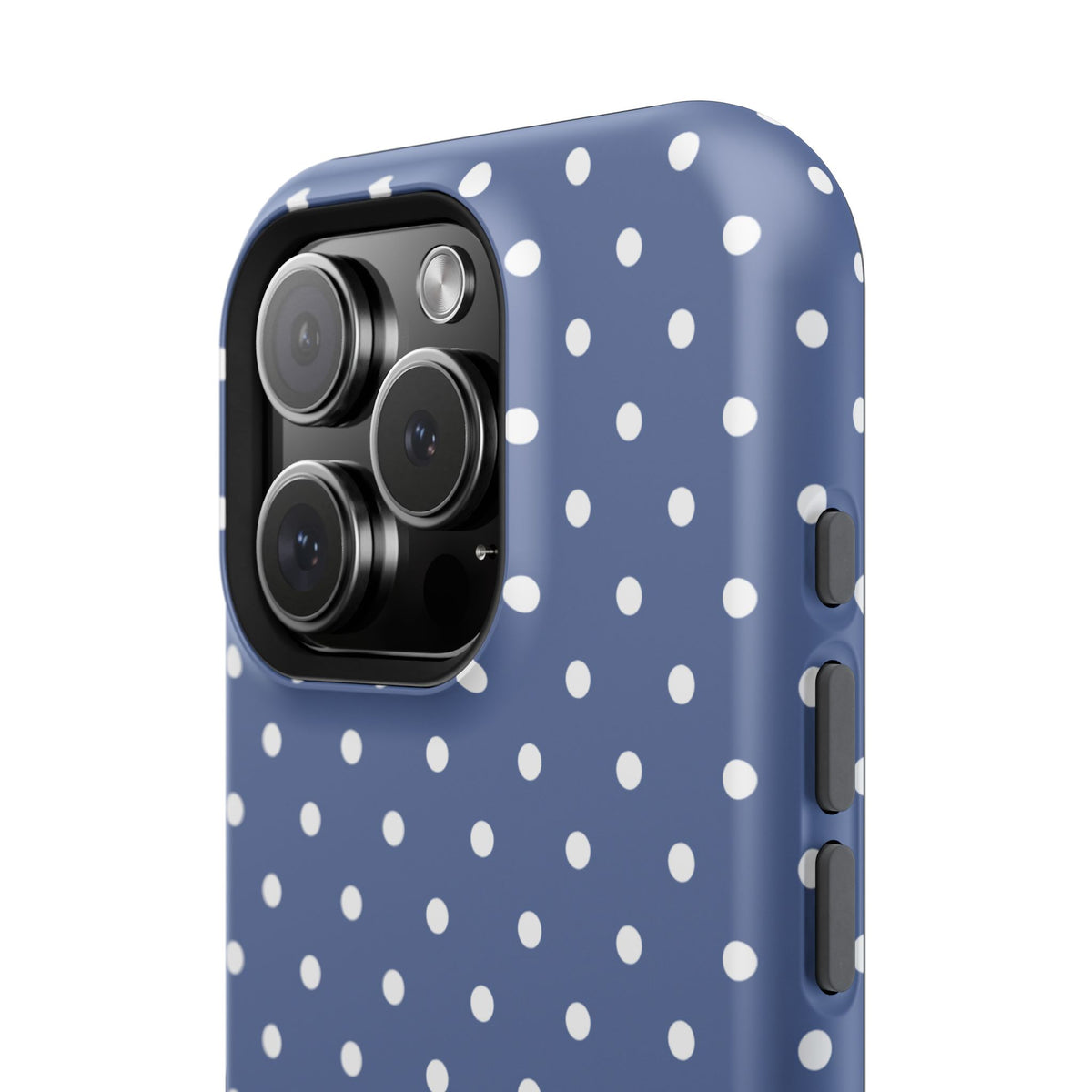 Navy Polka Dot Phone Case