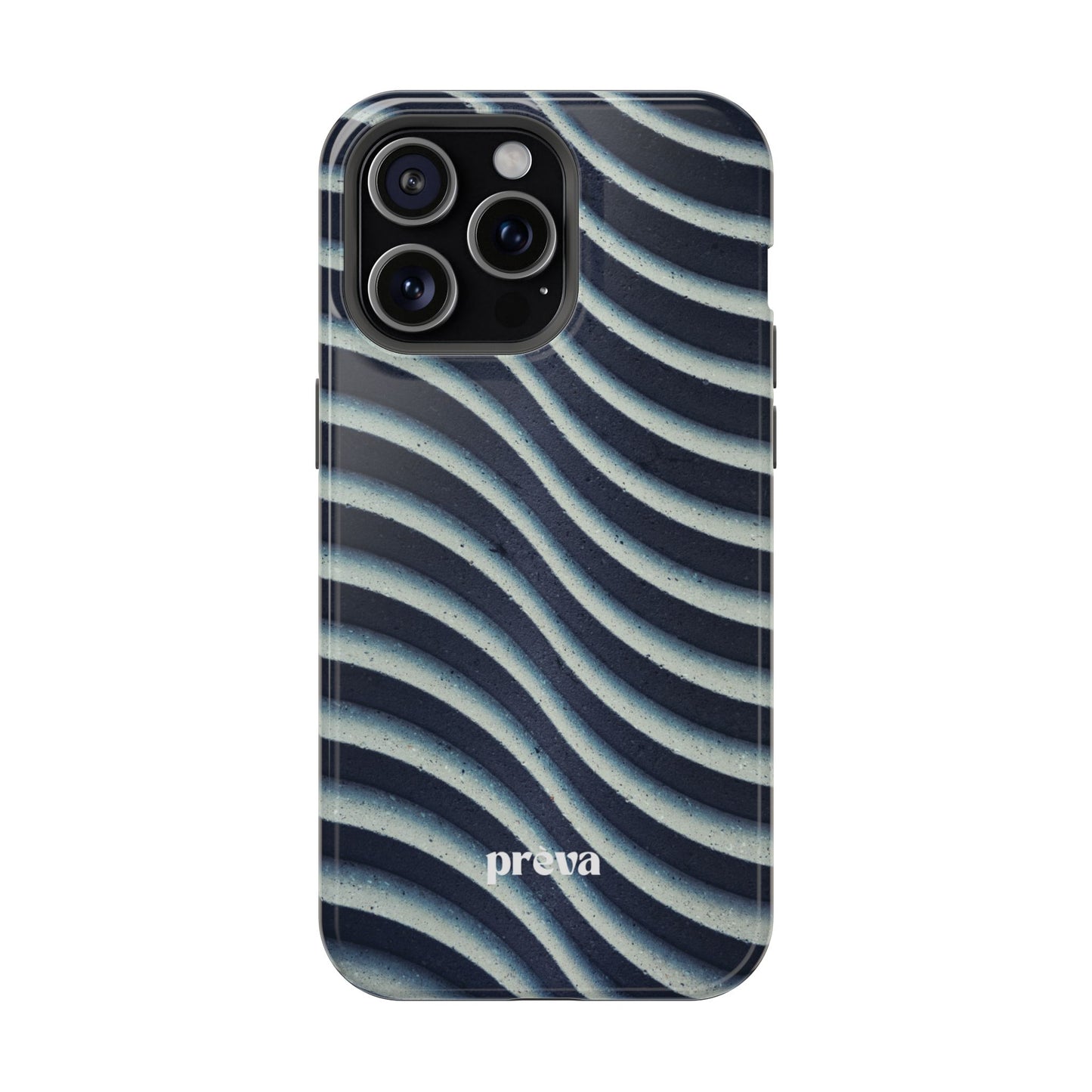 Navy Waves Phone Case