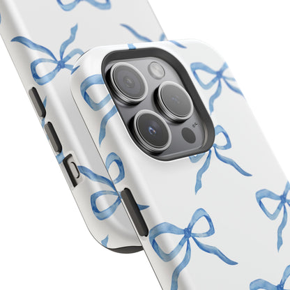 Blue Bow Phone Case