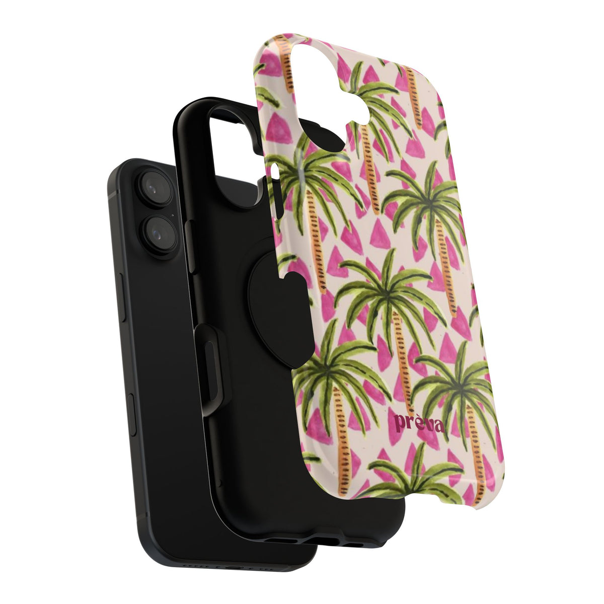 Phone Case — Pink Palm Tree Impact-Resistant Protector