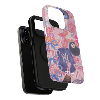 Retro 8 Ball Collage Phone Case