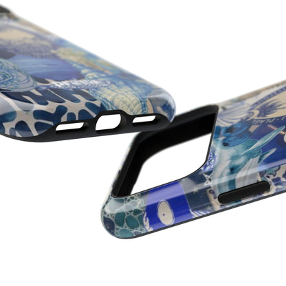 Blue Night Collage Phone Case
