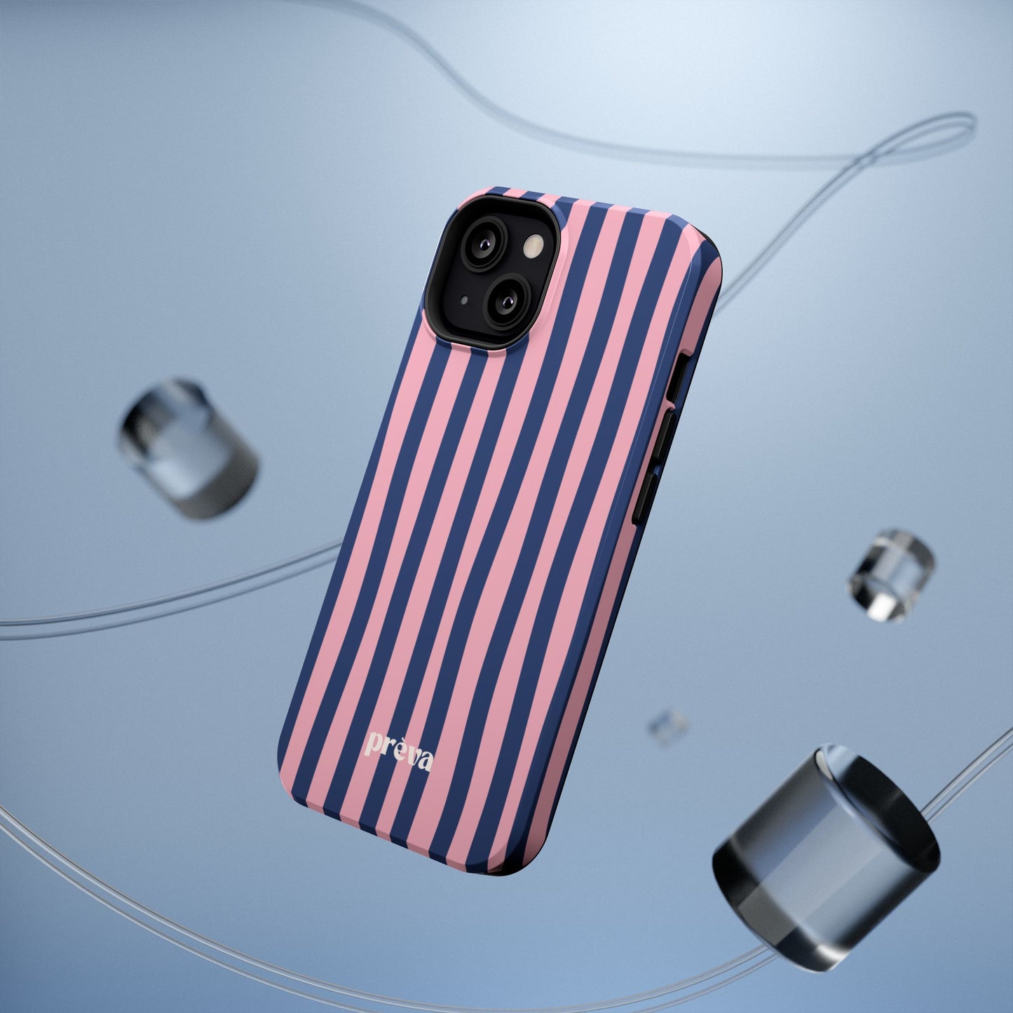 Blue and Pink Stripes Case