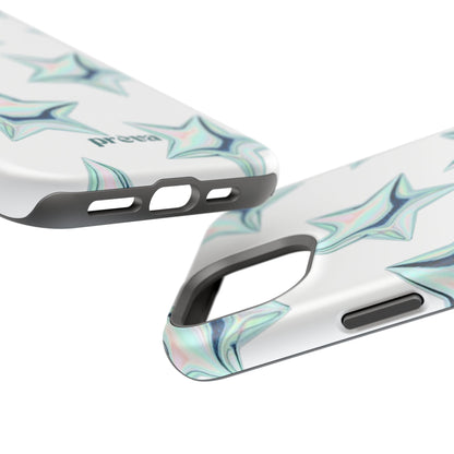 White Starburst Phone Case