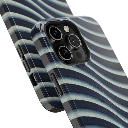 Navy Waves Phone Case