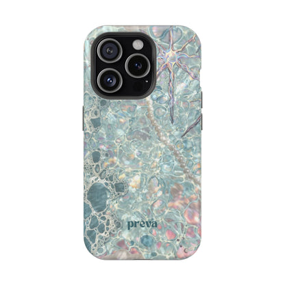 Marbled Seafoam Impact-Resistant Phone Case