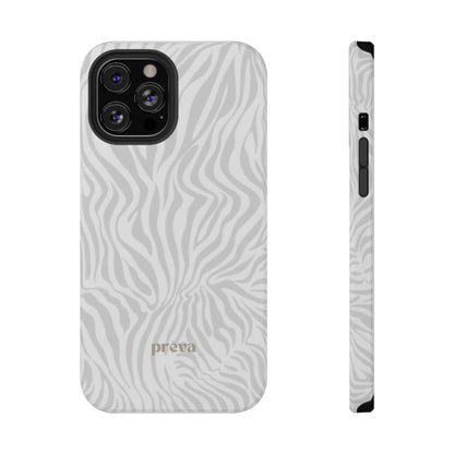 Zebra White Wave Phone Case