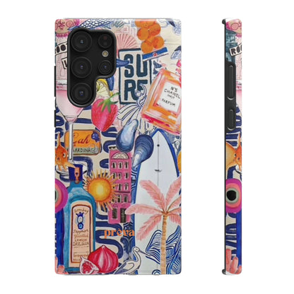 Tropical Beach Collage Phone Case
