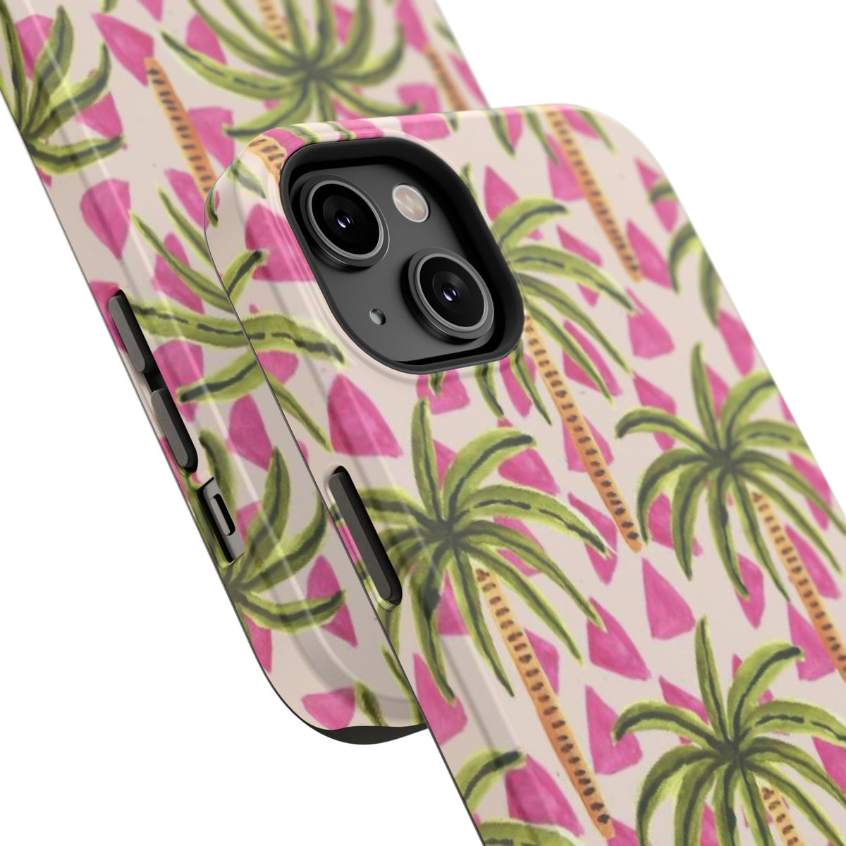 Phone Case — Pink Palm Tree Impact-Resistant Protector