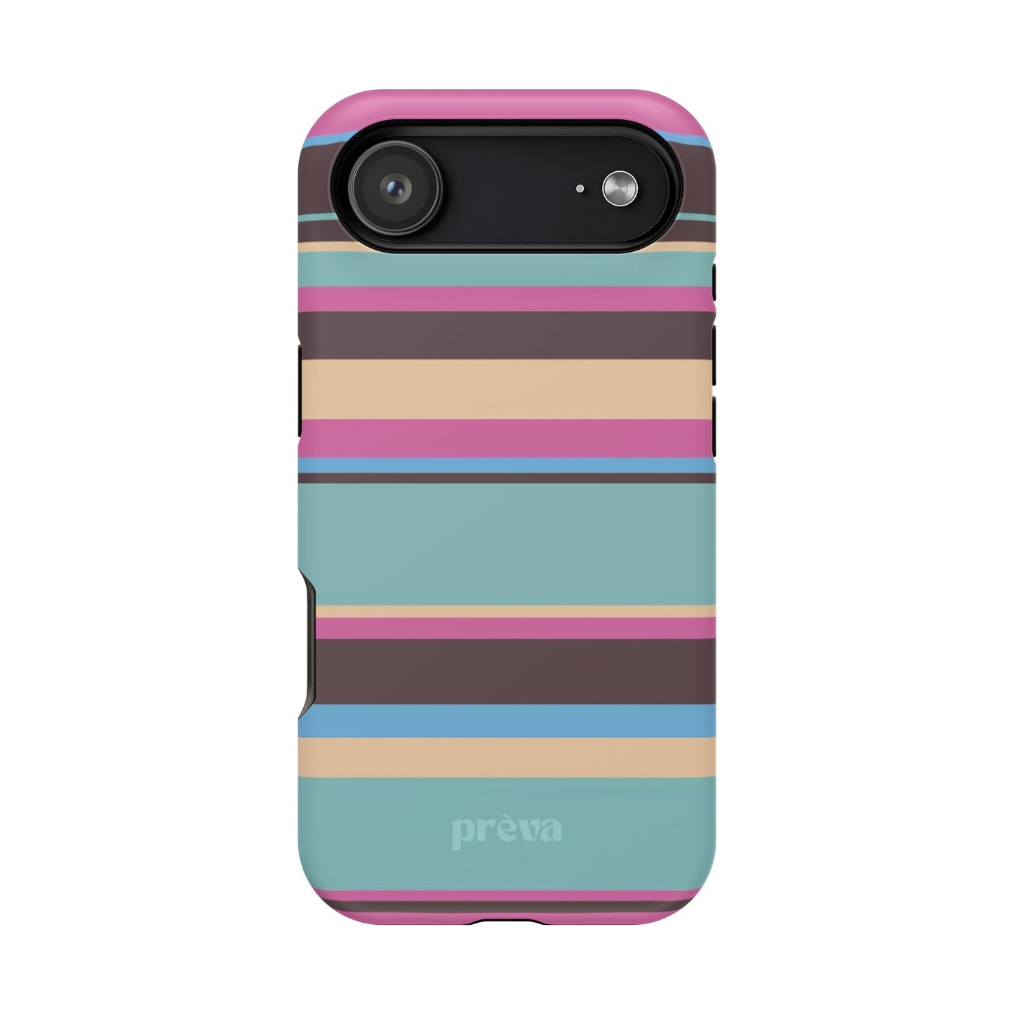 Cocoa Palm Stripes Phone Case