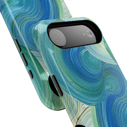 Swirling Ocean Impact-Resistant Phone Case