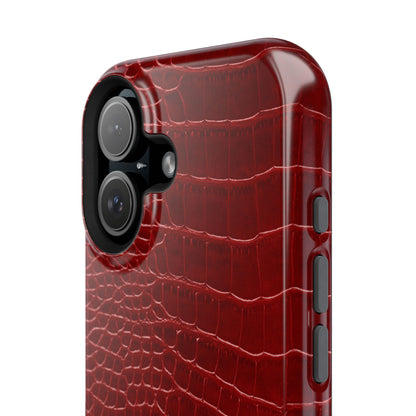 Red Croc Phone Case