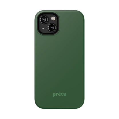 Impact-Resistant Phone Case — Forest Green Slim Armor