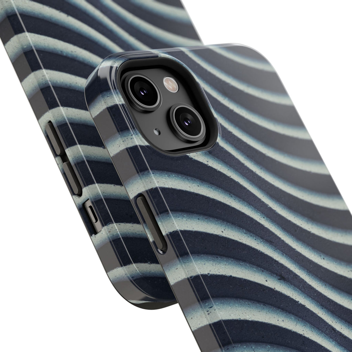 Navy Waves Phone Case