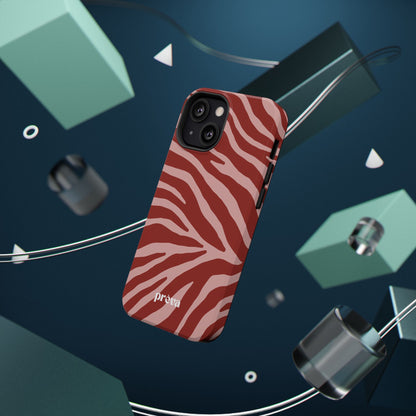 Red Zebra Phone Case