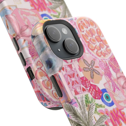 Pink Tropical Collage Phone Case