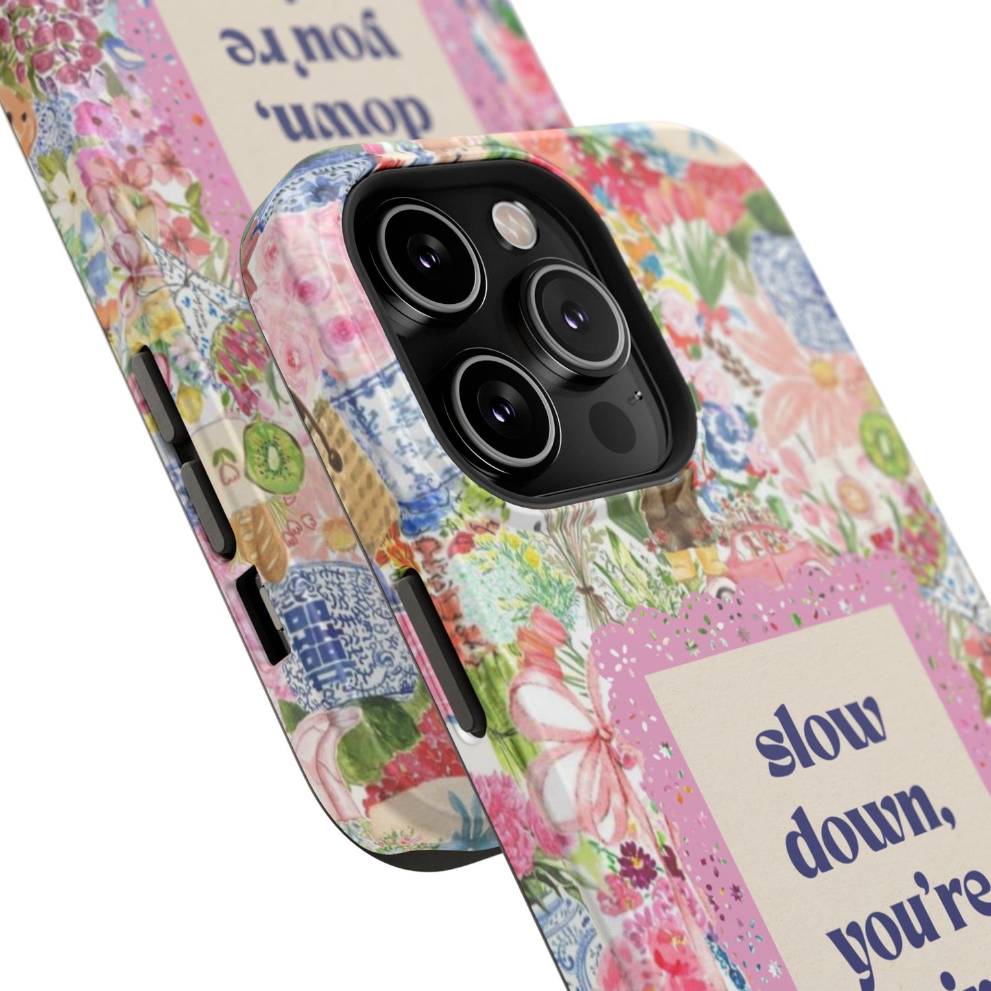 Slow Down Flowers x notsoken Phone Case