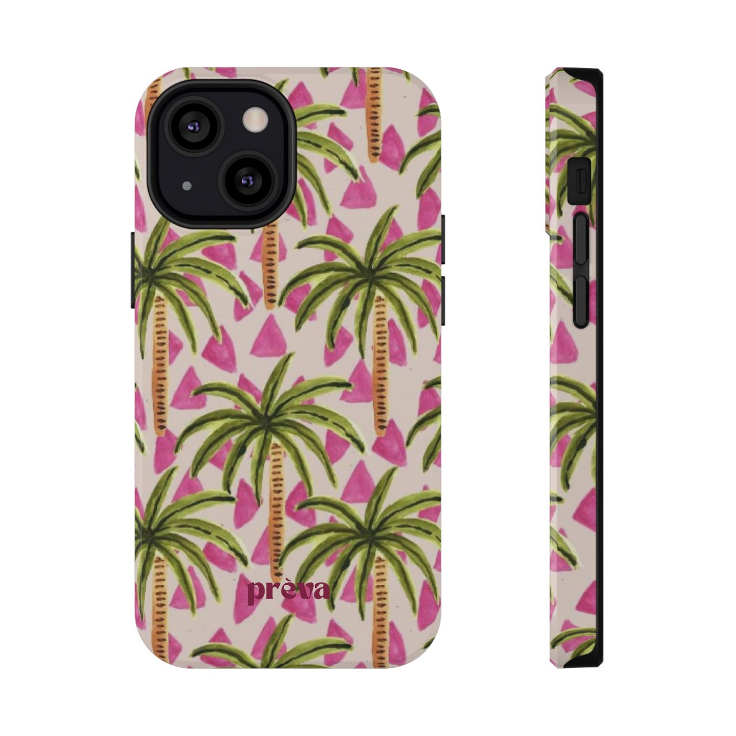 Pink & Palm Phone Case