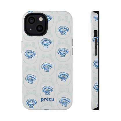 Fancy Teal Shell Phone Case