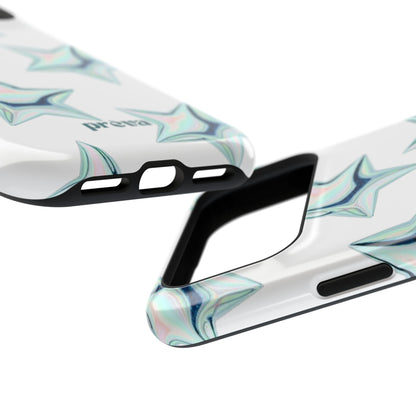White Starburst Phone Case