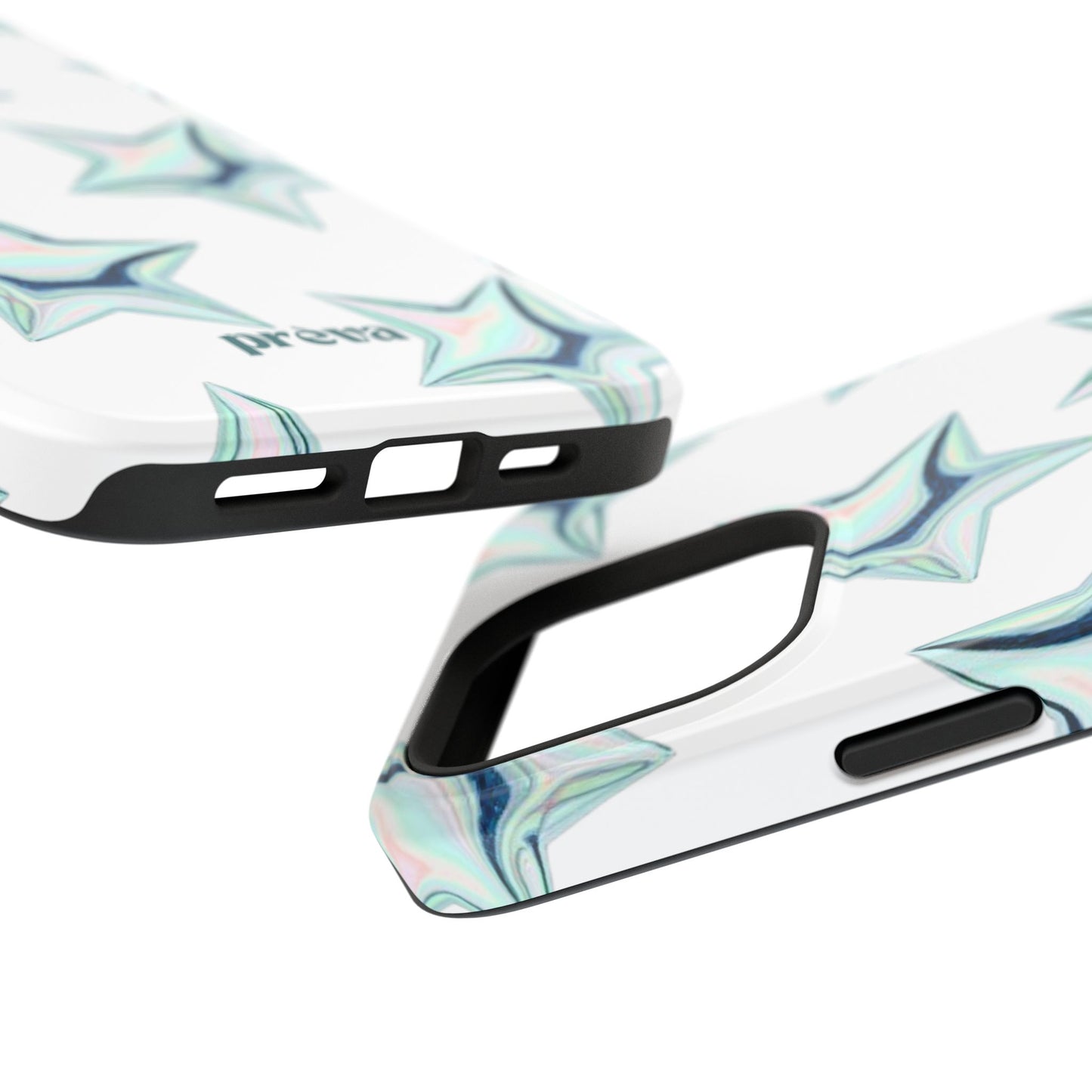 White Starburst Phone Case