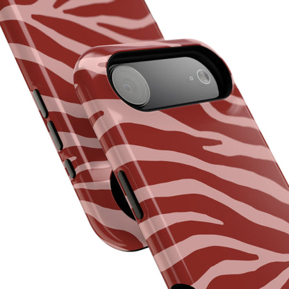 Red Zebra Phone Case