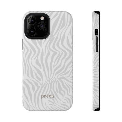 Zebra White Wave Phone Case