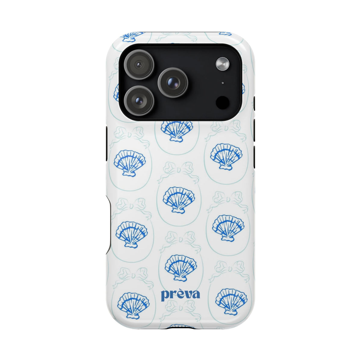 Fancy Teal Shell Phone Case