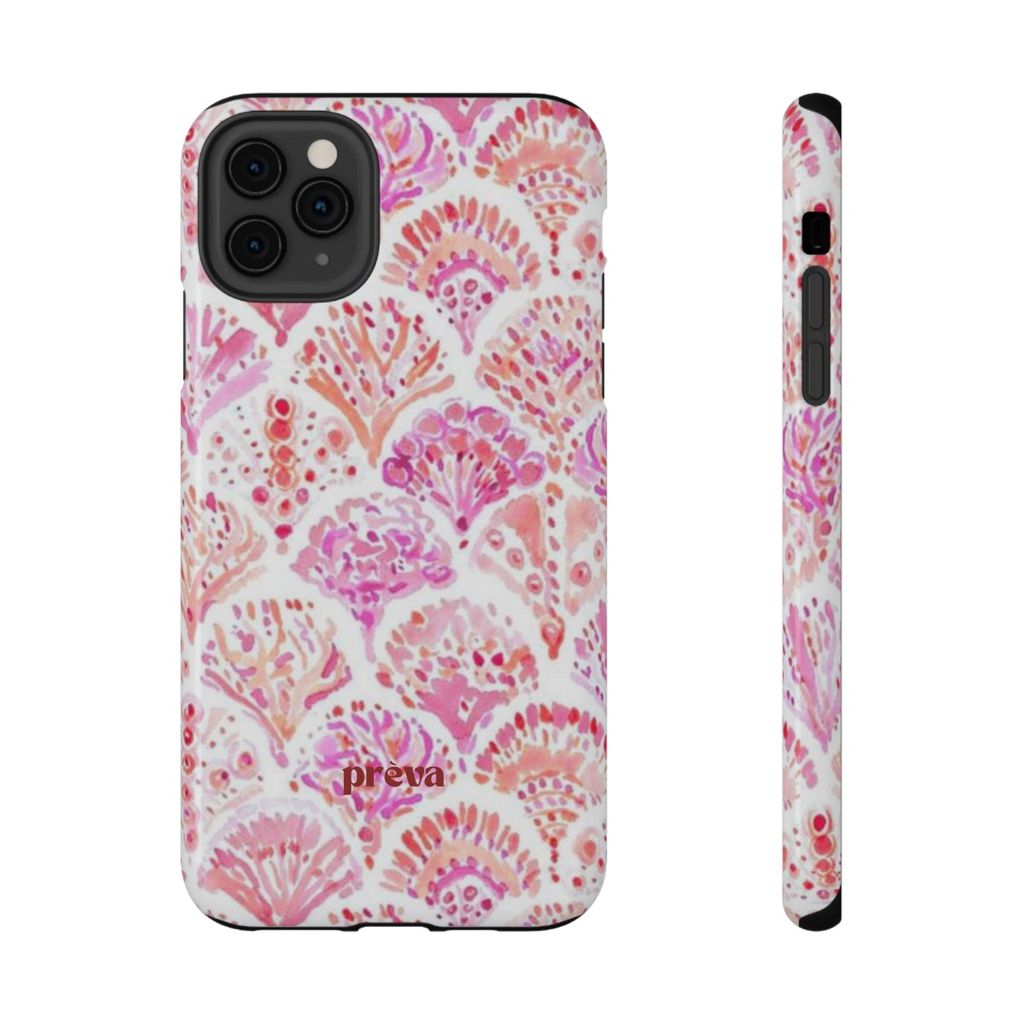 Pink Shell Watercolor Phone Case