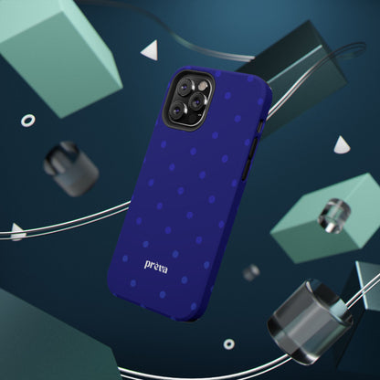 Dark Blue Polka Dots Phone Case