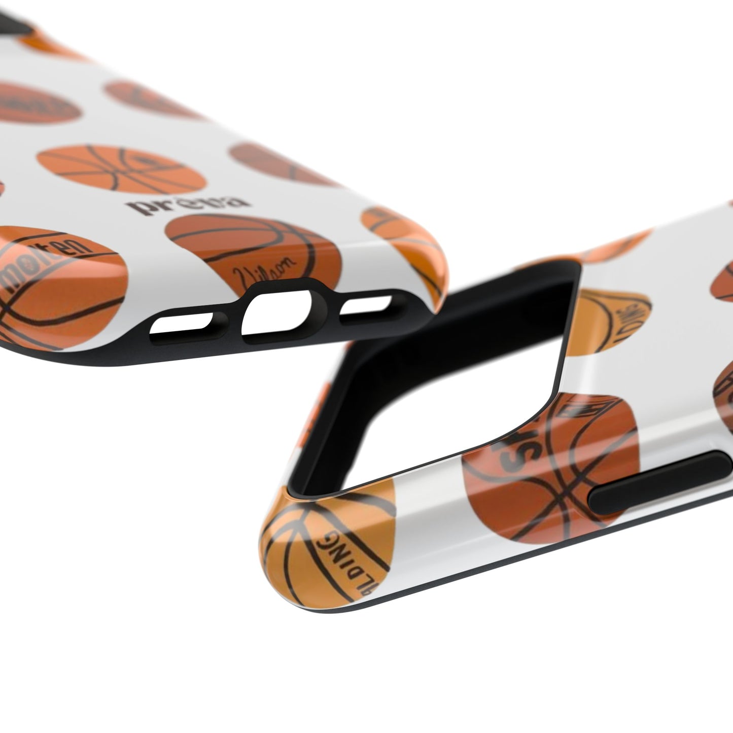 White Basketball Phone Case